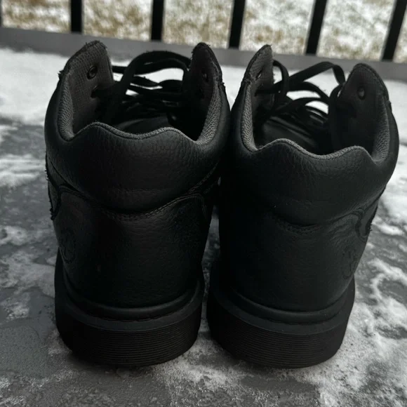 Dr. Martens Harris Black Leather Sneakers Size 10 - Picture 8 of 16